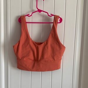Women's Orange Sports Bra